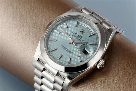 rolex platinum ice blue dial|Rolex day date ice blue.